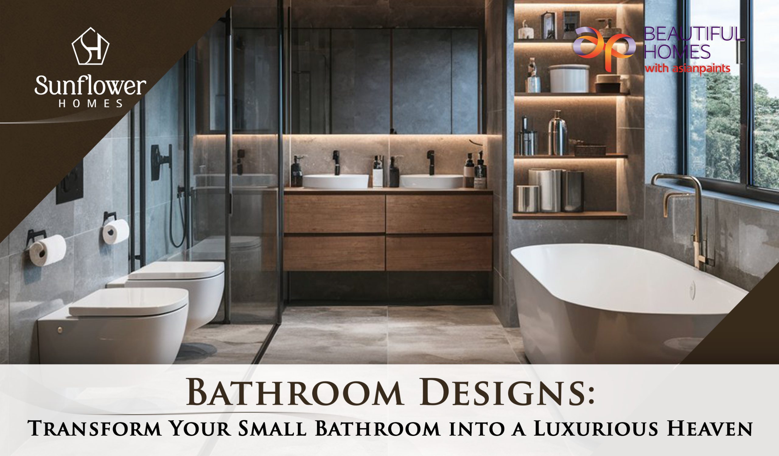 Bathroom Designs Transform Your Small Bathroom into a Luxurious Haven