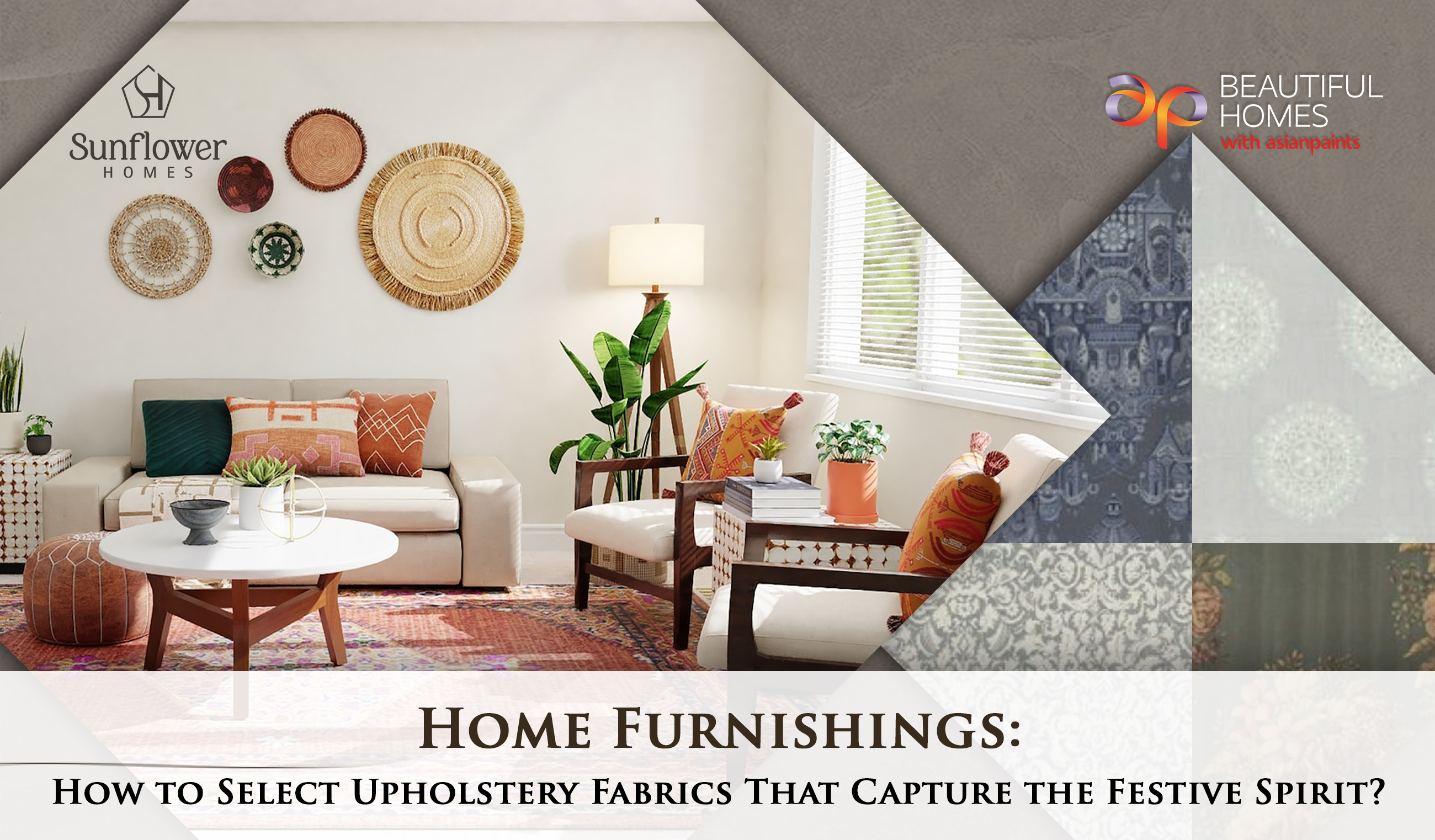 Home Furnishings How to Select Upholstery Fabrics That Capture the Festive Spirit