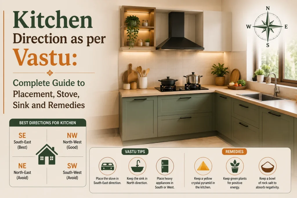 Kitchen Direction as per Vastu